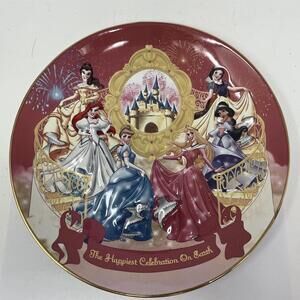 Disney Princess Plate Happiest Celebration On Earth
